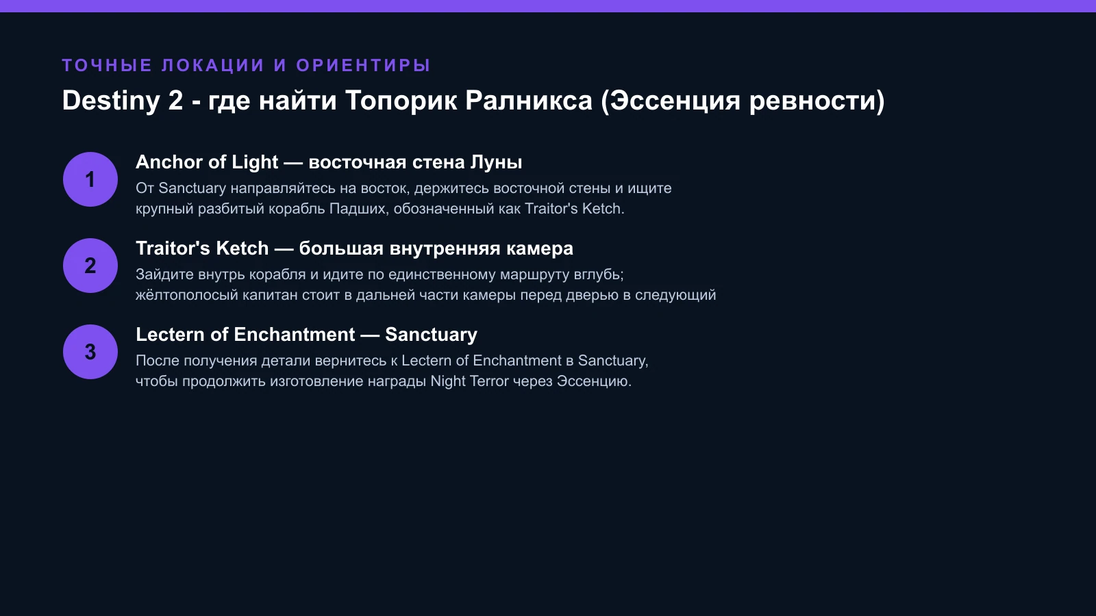 Destiny 2 - где найти Топорик Ралникса (Эссенция ревности) — проверенные шаги и ориентиры