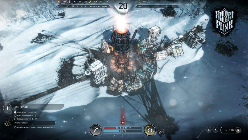 Frostpunk - как пережить финальную бурю