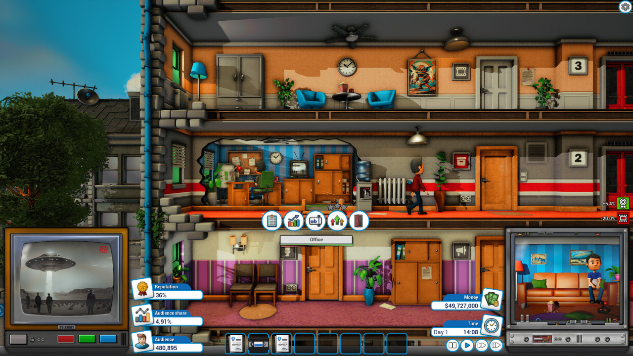 Mad Television Tycoon - скриншот 1