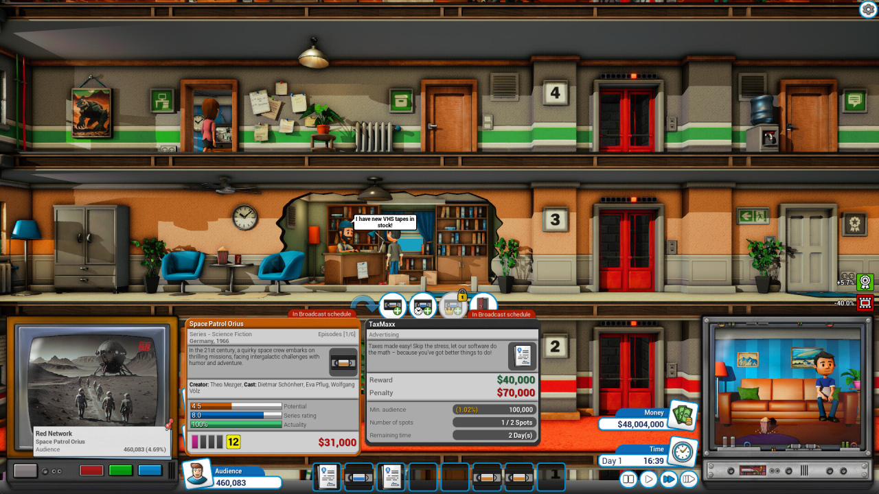 Mad Television Tycoon - скриншот 4