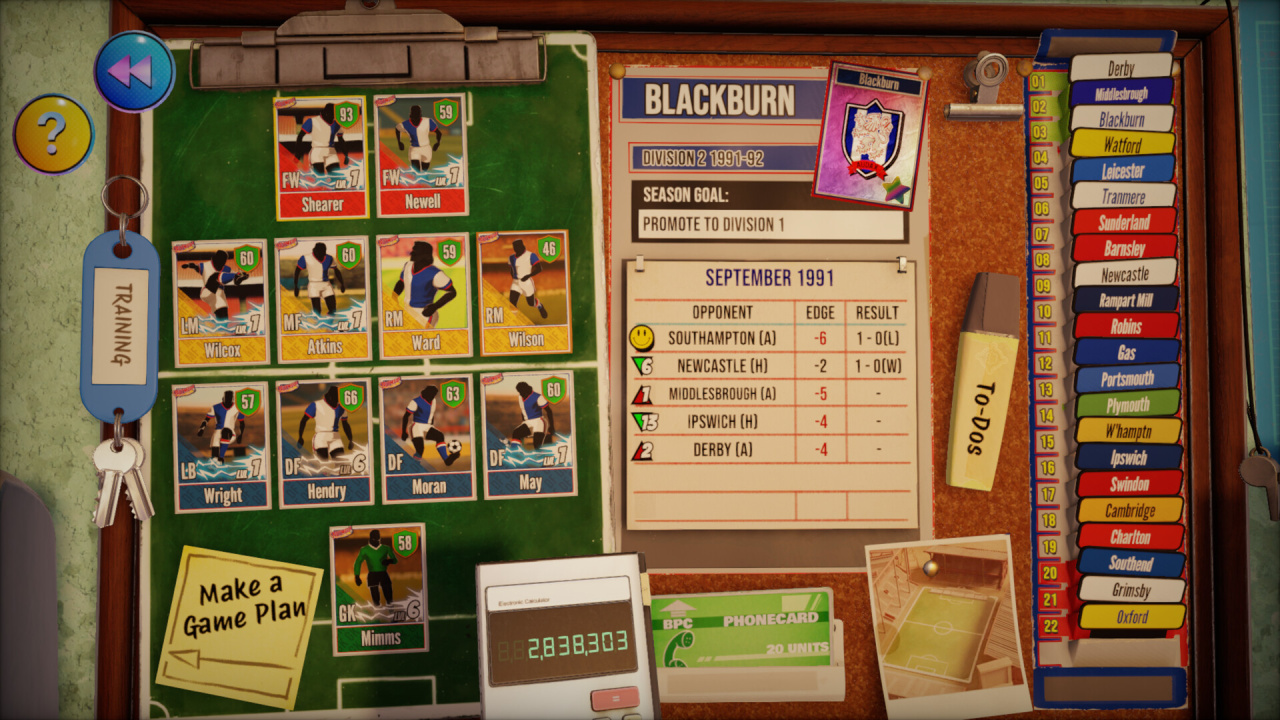 NUTMEG! A Nostalgic Deckbuilding Football Manager - скриншот 6