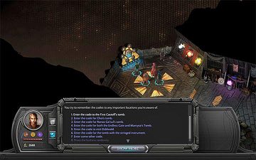 Гайд Torment: Tides of Numenera. Коды доступы в гробницы Некрополя