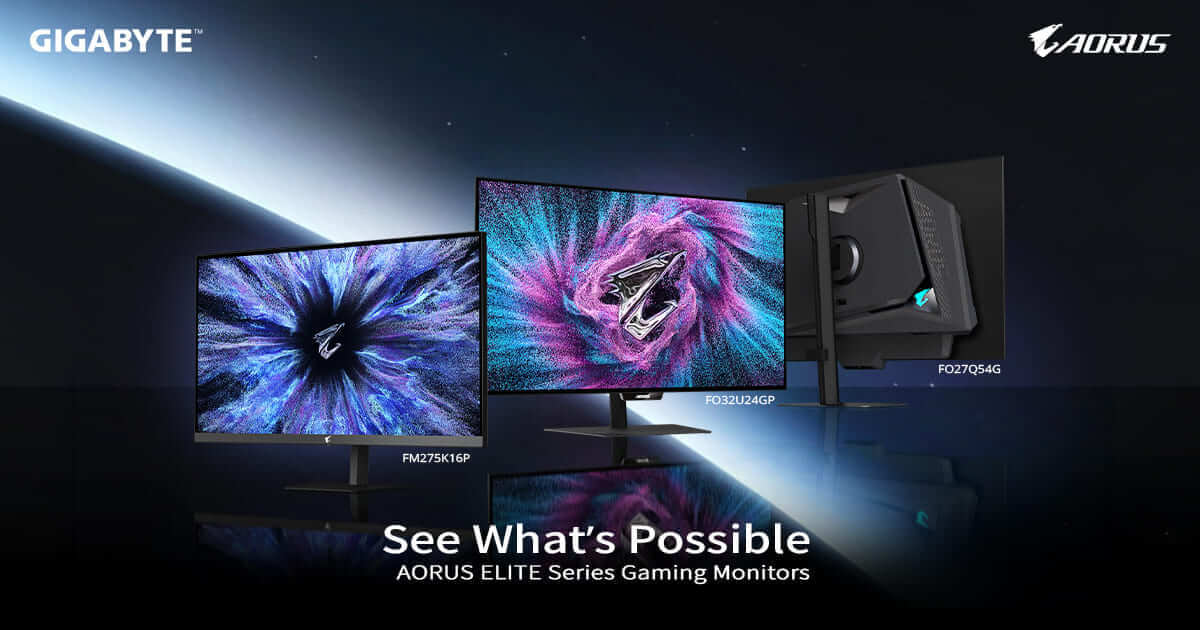 GIGABYTE обновляет линейку игровых мониторов AORUS ELITE: Mini LED и OLED четвертого поколения